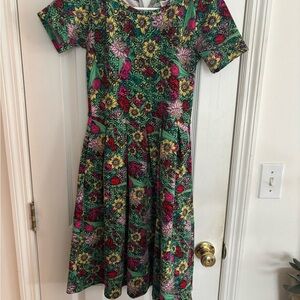 Floral Short Sleeve Dress